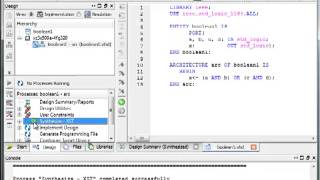 Creating a VHDL File for Xilinx FPGAs (Sec 4-4E )