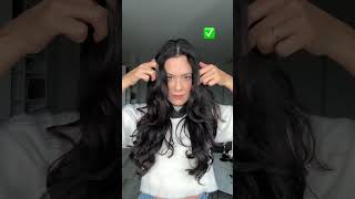 Kolay saç tüyosu(Easy hair hack)🖤 #hair #hairstyle #easy #easyhairstyle #saçmodelleri #hairtutorial