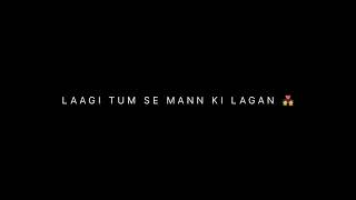 Lagan Lagi Tumse Mann Ki Lagan | Twin Strings Lounge | Sufiana Sham | Black Screen Status 💙✨