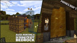 АВТОСОРТИРОВКА и водопад ресурсов в MINECRAFT BEDROCK EDITION