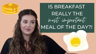 WHY IS BREAKFAST SO IMPORTANT | Dietitian Dish