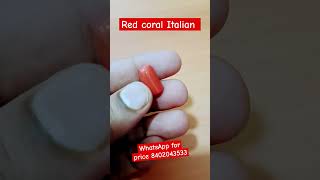 Red Coral Italian premium quality what's app 8402043533 for price