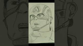 Captain America Sketch | Drawing Captain America | Marvel | #marvel #mcu #captianamerica