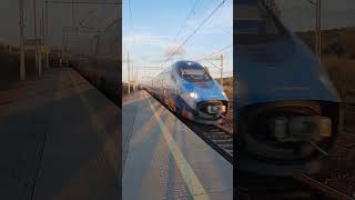 (269s) Polish premium #train #pendolino #sunset