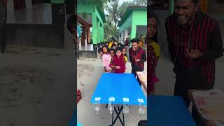 কাপের ভেতর বল মেরে নুডুলস , ব্রেড, জুস, ড্যানিশ, জেতার মজার চ্যালেঞ্জ 🔥