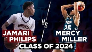 Modesto Christian Top 20 ESPN Jamari Phillips was no match for Notre Dame Academy Star Mercy Miller