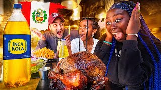 Africanas PROBANDO el POLLO A LA BRASA por PRIMERA VEZ!! ¿Qué es esto?