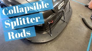 Collapsible Splitter Rods and Longer Bump Stops