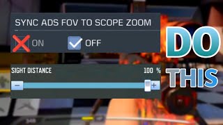 For beginners! Do this settings for better sniper aim | settings+sensitivity| CODM #codm