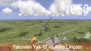 IL-2 1946:  Yakovlev Yak-17 vs Avro Lincoln