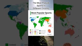 Most Popular Sport in Different Countries 🌍 #shorts #like #subscribe