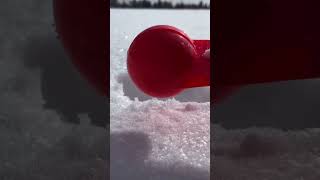 Perfect snowball, but make it Barbie style. Winter #snow #toys