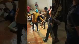 Enjoy at night #dance #with #friends #rain #bhola #bhakti #shots #shorts #video