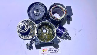 Chi tiết motor giảm tốc 3 pha 1.5kW 2Hp đến 7.5kW 10Hp | Thanhthaimotor.com