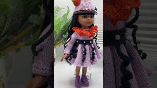 Halloween for Paola Reina #paolareina #doll #halloween #dolloutfit #dollclothes #crochet #dolls