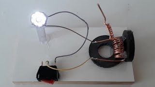 Bobin Ve Mıknatıs İle Bedava Enerji Üretimi (How to make free energy generator with magnet and coil)