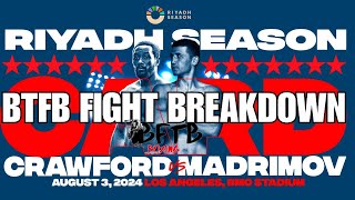 TERENCE CRAWFORD VS ISRAIL MADRIMOV FIGHT CARD BREAKDOWN AND PREDICTION!