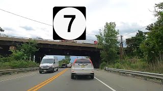 Driving on New Jersey Route 7 West | Rt 1/9 South in Jersey City to Fairmount Ave in North Arlington