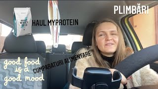 Daily Vlog- Haul Myprotein și cumparaturi alimentare| plimbări și vorbărie