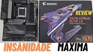 X670 Aorus Elite AX - Simplesmente Overkill - O que dizer dessa placa ?