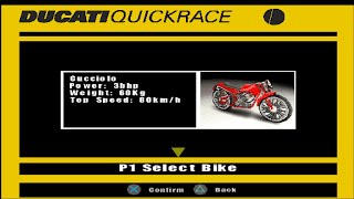 Ducati World - Racing Challenge (2001) PS1 - All Characters + Gameplay