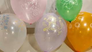 FUN POPPING LOTS OF BALLOONS PART 44!#44🎈🎈🎈 #satisfying #asmr #boom_balloon #balloon #color #fun