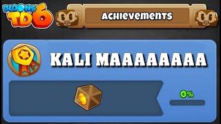 BTD6 | ACHIEVEMENTS | KALI MAAAAAAAA (Another Brick - Standard - Easy)