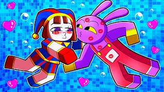 POMNI AND JAX KISSED IN POOL IN MINECRAFT!?