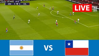 🔴LIVE:  CHILE vs ARGENTINA | COPA AMERICA 2024 | LIVE FOOTBALL MATCH TODAY | Efootball pes 21