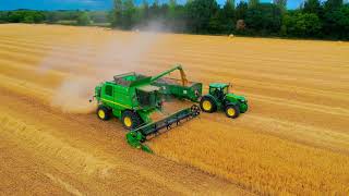 Combine Harvester Norfolk - Normal for Norfolk - Drone Harvest 2022