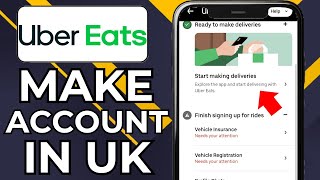 HOW TO MAKE UBER EATS DELIVERY ACCOUNT IN UK CYCLE OR CAR (2024)