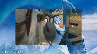 Frozen - "I Could Kiss You" + Elsa And Olaf Help Anna Skate English HD