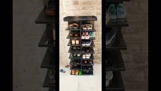 Home made shoe rack #shorts #furniture #diy