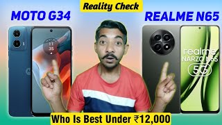 Moto G34 5G vs Realme Narzo N65 5G Full Detailed Comparison