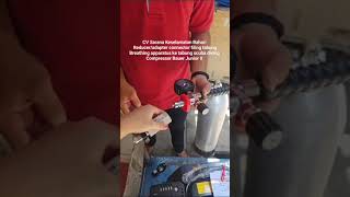 Compressor Bauer Junior II . Reducer tabung scuba diving