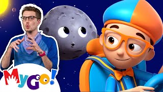 Blippi Wonders | Solar System Planets !+ MORE! | MyGo! Sign Language For Kids | ASL