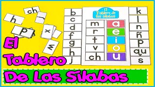 Aprende Las Sílabas Con Un Tablero Didáctico-Totalmente Creativos🎨