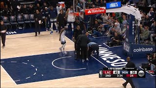 Fan Protest and Glued herself on the court Mid Game - Timberwolves vs Clippers