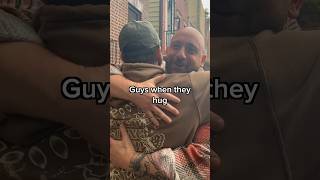 When guys hug each other  #comedy #sketchcomedy #guys