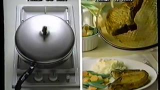 1988 Corning USA VISIONS Skillet Commercial: "Chop Your Cooking Time In Half"