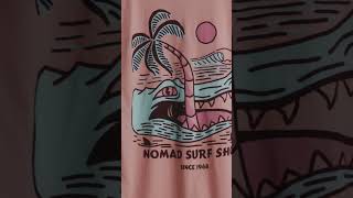 Nomad Surf Shop and water-based discharge ink