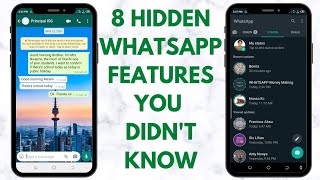 8 WhatsApp Hidden Features You Didn't Know On Android Phone for Beginners 2021