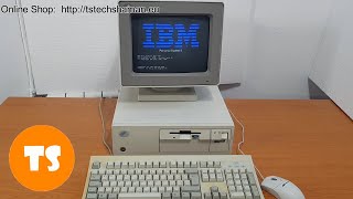 ⭐Retro PC: IBM PS/2-76i, Intel 80486 SX33, Starting Windows 95, 1992y #retrocomputing