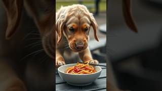 The dog what eat a food #ai #dog #doglovers #shortsvideo #shorts