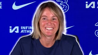 Sonia Bompastor first press conference as Chelsea Women's manager