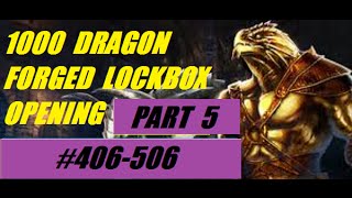 Xbox One 1000 Dragon Forged Lock Box Opening Part 5 Neverwinter