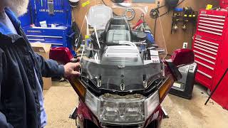 Honda GL1500 Goldwing Windshield Installation