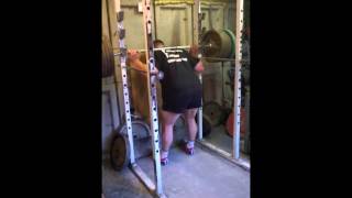 325kg partial squat - no belt