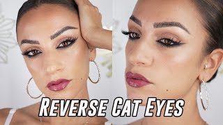 OCCHI DA GATTA IN UN ISTANTE CON LA REVERSE CAT EYES| ItsNora