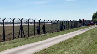 AWESOME F-16 & F-15 LOW APPROACHES AT RAF LAKENHEATH